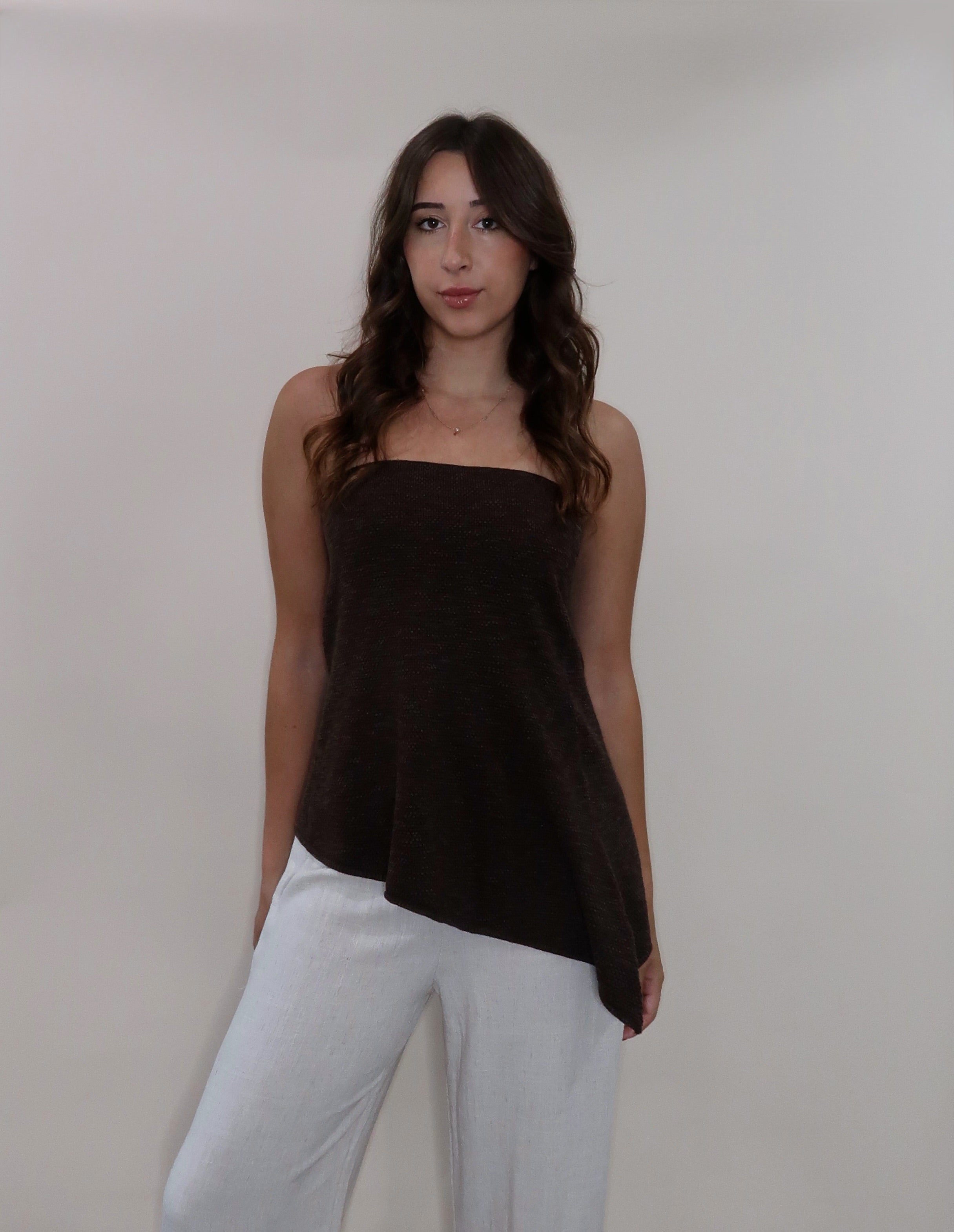 Golden Hour Knit Tube Top