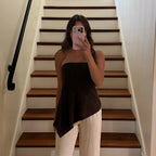 Golden Hour Knit Tube Top