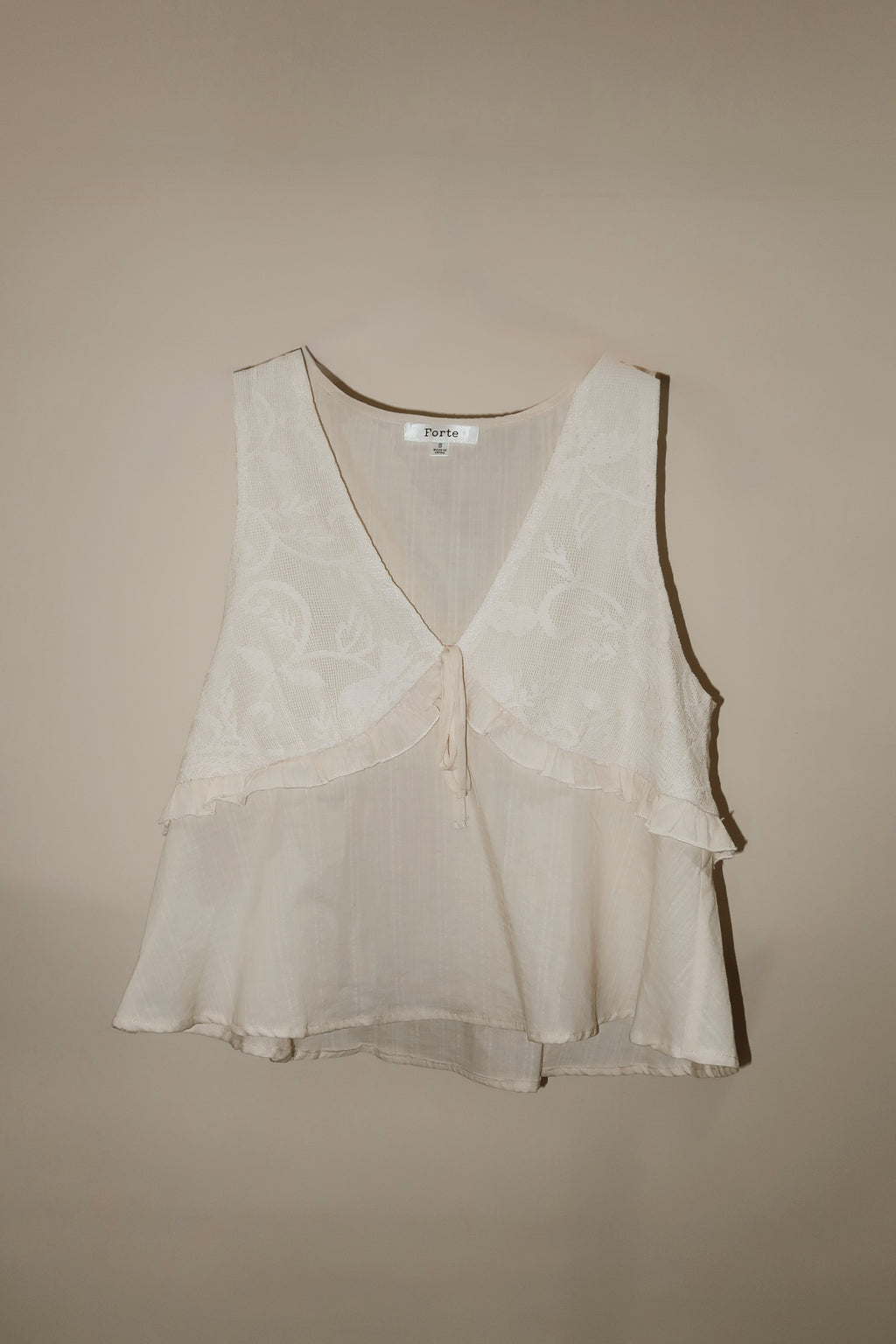 Meadow Lace Tie Tank