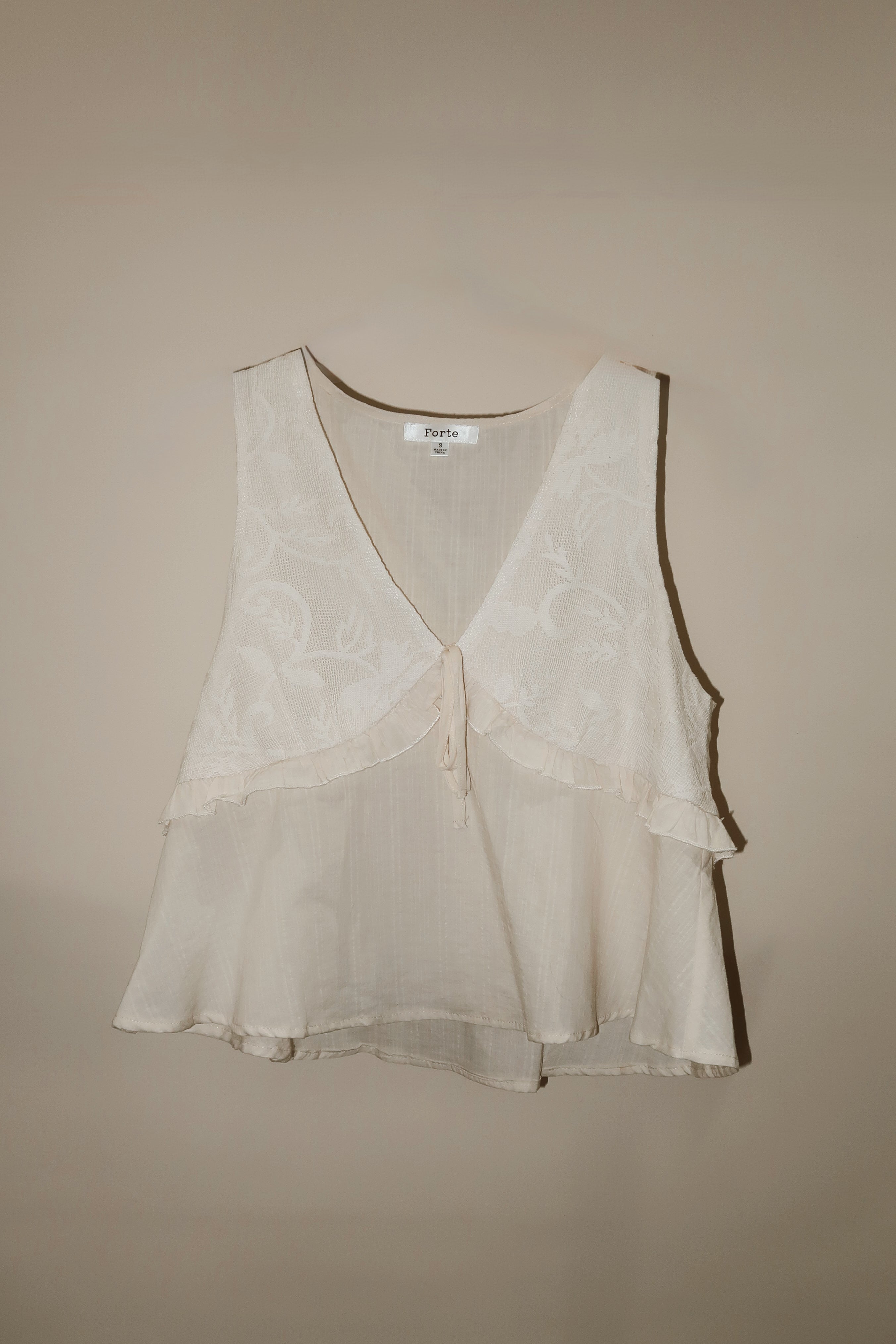 Meadow Lace Tie Tank