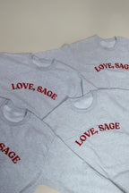 Love,Sage Signature Crewneck